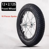 Children's Bicycle Rim Steel Rim Set 12/14 Inch Front Wheels Rear Wheels With Tires Kids Bike Rim Accessories Can Customized 12x2.125 Front