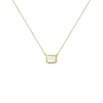 Lola Rose Jewelry box series clavicle chain stacking chain 450mm gift box white mother-of-pearl necklace women's style LR52601 auksas