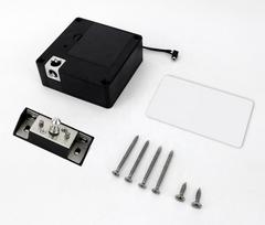 Udohow Home Office Private Locker Drawer Hidden Rfid Cabinet Lock for Electric Cabinet Application (Black,Wood Door&ABS+Metal&Cam Lock) juoda