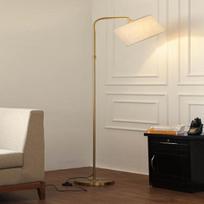 Modern Arc Floor Lamp with Adjustable Shade 6Ft Height Off White Drum Lampshade Pack of 1 Led Bulb Included Gift