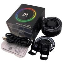CX15 Didelio ekrano ekranas 5V3A Puslaidinio telefono aušintuvas Radiatorius Didelės galios magnetinis aušinimas su RGB apšvietimu Dirbtinio intelekto temperatūros valdymas gray