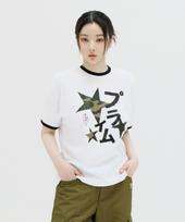 Prime Eight Milky Women'S Ribbed Ringer Short Sleeve T-Shirt 5 Colors White/S