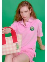 Maro Golf Kiwi Emblem Terry Shirt (Pink) Free