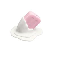 Funny Ice Cream Pencil Holder 3D Printed Pen Stand Stylish Pen Rack  Home Desktop rožinė