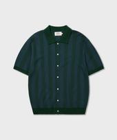Amphist Mojito Herringbone Knit Shirt Green Green/Medium