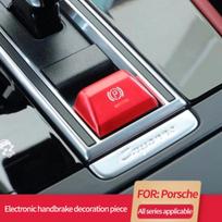 Automobilio durų lango pakėlimo mygtuko apsauginis lipdukas F Porsche Cayenne Macan Panamera elektroninio rankinio stabdžio lipdukas Automobilio priedai D1 22-23 Macan