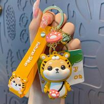 Cute Shiba Inu Pendant The Twelve Chinese Zodiac Signs Shiba Inu Keyring  Hanging Accessory tiger