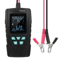FY8912A automobilio akumuliatoriaus testeris 12V24V, 50-1999 CCA automobilių generatoriaus diagnostikos įrankis, skaitmeninis auto 0 juoda