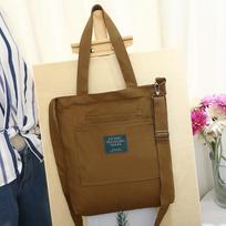 Shoulder Bag Fashionable Solid Color Simple Literary Messenger Bag Texture Lightweight Large Capacity School Bag ruda