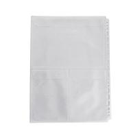 Letter Size File Binder Expanding Document Organizers Refillable 4 Rings Binder Pre-Punched Clear PVC Binder Pocket C