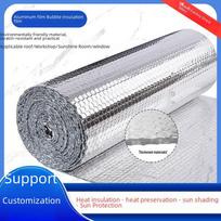 Dvipusė aliuminio folijos burbulinė plėvelė stogų ir žiemos sodų šilumos izoliacijai Standard Single Bubble Double-Sided Aluminum Foil gray