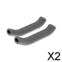 2xMTB Bike Brake Lever Cover Handlebar Grip Protector Sleeve Grey