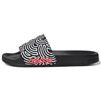 Adidas Adilette Shower patogios sportinės basutės su guminiu padu, neslystančiomis guminėmis dėmėmis, juodos ir baltos spalvos, FX1200 36⅔