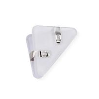 10-Pack Triangle Binder Clips, Large Capacity Multi-Purpose Plastic Paper Clamps, Office and School Document Organizer Clips, Folder File Holders 10pcs gryna