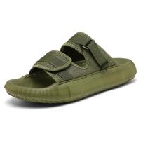 Madingos Naujos Tendencijos Atvirais Pirštais Šlepetės Vyrams Madingi Vyriški Mules Batai Klasikiniai Pusiau Uždaromi Paplūdimio Batai Greitai Džiūstantys Nardymo Aqua Batai Sandalai 38 žalia