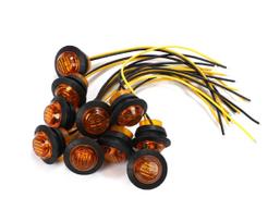 New self Truck Side Marker, LED /24V Compatible, Blue, Diffused Luminous, IP67 Waterproof, Light oranžinė