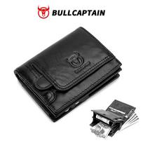 Men's Genuine Leather Coin Purse and Card Holder