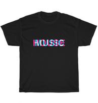 House Music Glitch Optical Illusion EDM Rave DJ T-Shirt Unisex Funny Tee Gift S