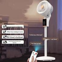 ZISIZ Adjustable Desk and Floor Electric Fan balta spalva
