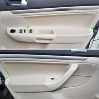 Tik RHD automobilio mikropluošto odinės durų rankenos porankio skydelio dangtis, skirtas VW Jetta MK5 Golf 5 2005 2006 2007 2008 2009 m. front 2 doors