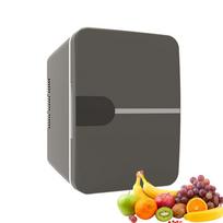 Portable Car Refrigerator USB Dual-Use Fridge 6L 12V DC 220V AC Camping Refrigerator Car Travel Cooler Warmer For Driving Travel žalia