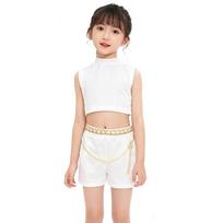 Rumi Zoey Cosplay Costume Anime Movie Kids Kpop Demon Hunter Cosplay Suit Clothes KPop Print Costume Height 100-110cm