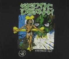 Septic Death 1990 Pushead Crossed Out Cotton Shirt Unisex Full Size BT545 Unisex T-Shirt XXXL