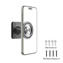 Magnetinis sieninis telefono laikiklis sunkvežimiui/automobiliui/valčiai/sienai/stalui, Suderinamas su visais išmaniaisiais telefonais, 360 laipsnių laisvas sukimasis