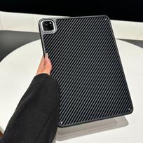 Case for IPad Air 11 4th 5th 10.9 Cases Ipad 7th 8th 9th 10.2 10th 11th Pro 11 Gen Carbon Fiber Texture Hard Cover Shockproof Air 4th 5th 10.9