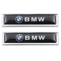 BMW 2 vnt. automobilio kėbulo lipdukas metalinis Automobilio dekoravimo ženklinimas BMW x1 x3 x5 x6 z4 f10 f20 f30 e36 e39 e46 e60 e90 Automobilio aksesuarai juoda