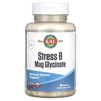 KAL Stress B Magnesium Glycinate Veggie Capsules 60 Counts