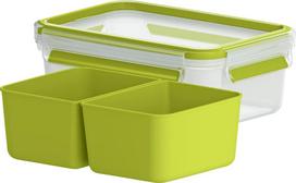 Tefal 550mL Lunch Box with Airtight to Go with N10724 Gasket,  Masterseal Lunchbox,  Divider, 30-Year Warranty,