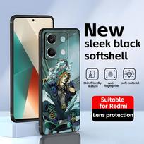HOT JOJO Steel Ball Run  Phone Case For Redmi Note 14 13 12 11 Pro Plus S 5G 14C A3 Soft Black Phone Cover Redmi Note 11 Pro+ 5G