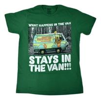 Scooby Doo Mens What Happens In The Van Stays In The Van Funny Shirt New S, M 2XL