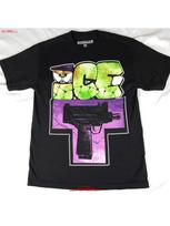 Ice-T Rhyme Syndicate Productions Men's Control Los Angeles Graphic T-Shirt - Iconic Logo & Ice-T Signature Graffiti Street Art S