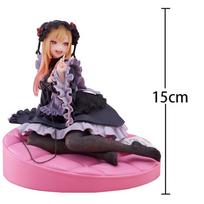 Anime Dress Up doll Figure Black Maid Outfit Kitagawa Marin Action Figure Shizuku Kuroe Figurine cosplay girl statue Collect Toy 15CM