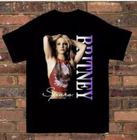 Britney Spears Graphic T-Shirt Short Sleeve Cotton Black Men Size S to 5XL Unisex T-Shirt L