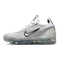 Nike Air VaporMax 2021 Flyknit GS Balti Metalinio Sidabro Vaikų Sportbačiai Juodi DB1550-100 40
