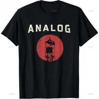 Vacuum Tube Amp Analog Vintage Retro s s T Shirt TShirt Trendy Minimalist Sleek Anime Tee Comfortable Charming S