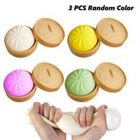 Squishy Buns Fidget Toy Anti-Stress Slow Rising Fruit Pinch Squeeze Stress Reliever Funny Pressure Reducer Prop