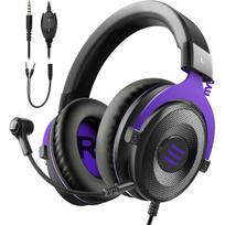 EKSA E900 Wireless Bluetooth Gaming Headphones with Mic, Purple