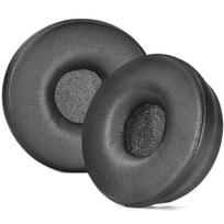 For Jabra Engage 55/65/75 Headset 1pair Protein Leather Ear Cushions Soft Replacement Ear Pads juoda