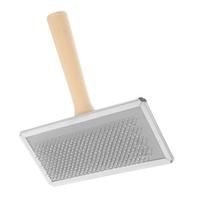 Vilnos kortelės medinė rankena kortelės adata vėlimo įrankis ergonomiška rankena pluošto amatas vėlimo reikmenys namų „pasidaryk pats“ siuvimo šepetėliai 13.1X11.6X1.4CM