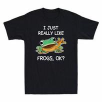 I Just Really Like Frogs Ok Funny Frog Lover Gift Men's Short Sleeve T-Shirt Tee XXXXL