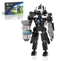Titan Cameraman Building Blocks (412 Pcs) - Futuristic Movable-Joint Robot, DIY STEM Toy, Birthday and Christmas Gift for Boys