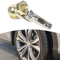 Ball Tire Connector Hose Barb Clip Tire Inflator Valve Easy Tire Inflation Alloy