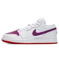 Jordan 1 Low GS White Berry 554723-161 37.5 violetinė/balta