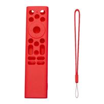 Silicone TV Remote Cover Protector Prevents Wear And Tear Soft Texture Easy Clean Long Last Usage for ERF6A82 Remotes raudona