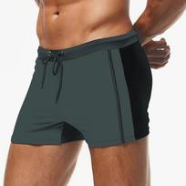 Sports Men's Boxers Plain Stitching Comfortable Fashion Lace-up Swimming Shorts Men XL