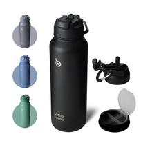 BOTTLE BOTTLE Water 1 Large Capacity 1000ml Stainless Steel Bottle with Direct Bottom for Sports and Outdoors Bottle, Liter, Double-Walled, Insulated, juoda